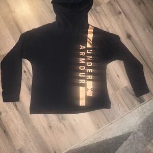 Under Armour Black and Gold Women's Hoodie